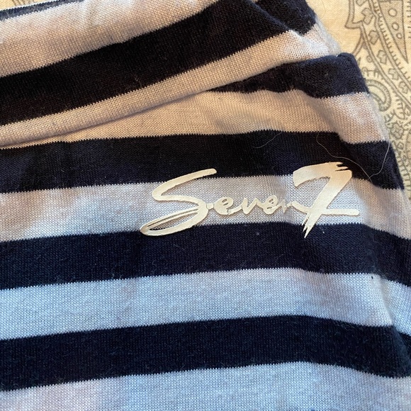 Geometric striped maxi skirt - Picture 4 of 9